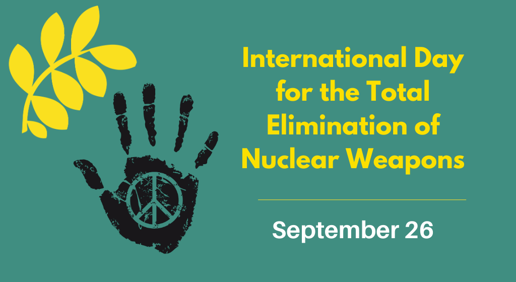 Endorse Nuclear Abolition Day 9/26