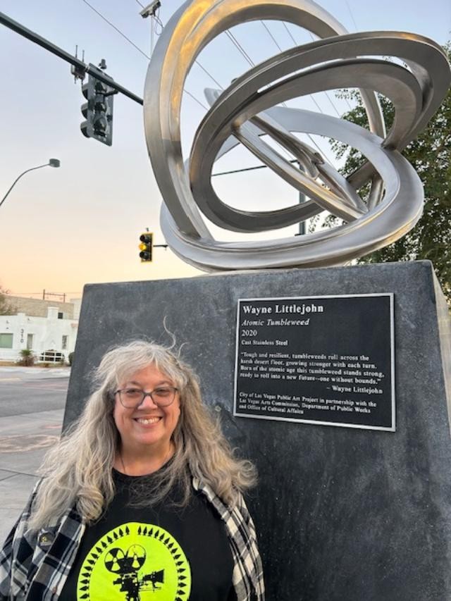 AtomicTumbleweedSculpture KristinS ByAnnS SculptorWayneLIttlejohn