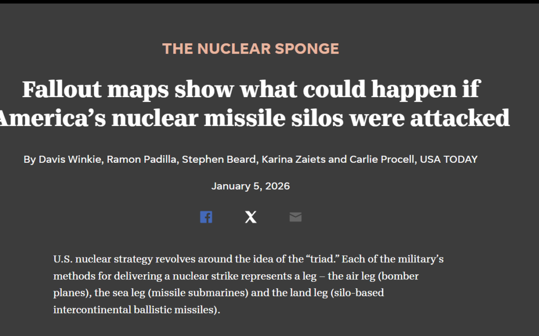 USA Today Presenta un Excelente Análisis y Mapas Visuales Sobre el Sistema de Defensa Nuclear de Estados Unidos.