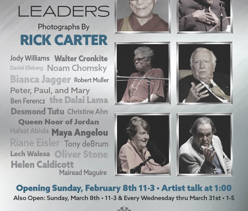 Rick Carter’s World Peace Leaders – Photo Exhibit