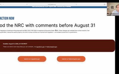 Final Reminder: Submit your Comment and Speak Up Against the Weakening of Radiation Standards